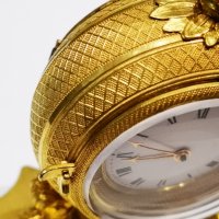 RRR-Настолен( DESK CLOCK)часовник-1/4 репетир(1780г.каретен часовник, снимка 9 - Джобни - 31231969