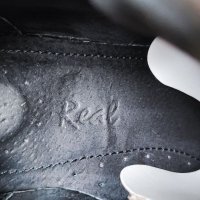 Дамски черни обувки Real, естествена кожа, 39 номер, снимка 5 - Дамски елегантни обувки - 39038067