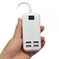 USB зарядно на 220V 15W 4 Port, снимка 3 - Оригинални зарядни - 30897189