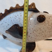 Стъклена риба лампа Murano, снимка 6 - Настолни лампи - 39146449