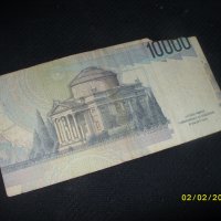 10000 лири Италия 1974 г, снимка 2 - Нумизматика и бонистика - 31861306