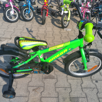 Детски велосипед 16" MASTER зелен, снимка 3 - Велосипеди - 44583577