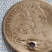 Сребърна монета 6 кройцера 1732г. Карл шести Прага Бохемия 13654, снимка 3 - Нумизматика и бонистика - 42915260
