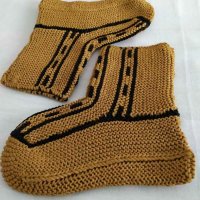 Детски плетени чорапи , снимка 2 - Чорапи - 31003975