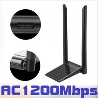 Двубандов Wifi USB 3.0 адаптер 1200Mbps​, снимка 15 - Мрежови адаптери - 40003236