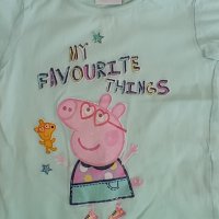Peppa pig Тениска с Прасенцето Пепа, 98-104см., снимка 1 - Детски тениски и потници - 36829784
