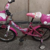 Детски велосипед МОНИ 16 цола за момиче, снимка 4 - Детски велосипеди, триколки и коли - 44213929