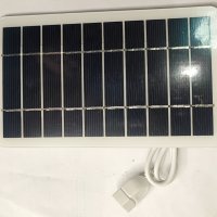 Портативен гъвкав соларен панел с USB изход 2W за зареждане на смартфони и таблети, снимка 3 - Оригинални зарядни - 39214649