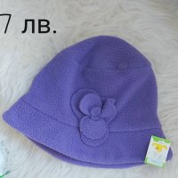 Поларена шапка с цвете 1-4 г., снимка 1 - Шапки, шалове и ръкавици - 34201428