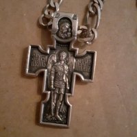 Сребърен кръст, снимка 3 - Колиета, медальони, синджири - 40040107