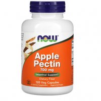 Ябълков пектин - NOW Foods, Apple Pectin, 700 mg, 120 Veg Capsules, снимка 1 - Хранителни добавки - 38033979