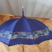 Стар дамски чадър за слънце ,края на 19 век, снимка 6 - Антикварни и старинни предмети - 30091042
