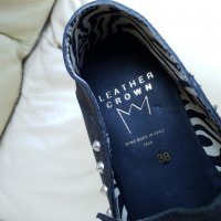 Leather Crown.нови.38 номер.естествена кожа, снимка 5 - Дамски елегантни обувки - 33689483