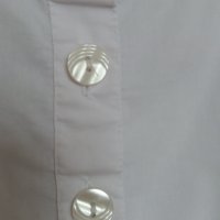 Бяла блуза с дълъг ръкав, снимка 3 - Ризи - 37311536