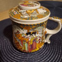Оригинална чаша за чай с цедка, снимка 1 - Чаши - 39892579