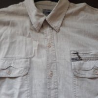 Мъжка риза с къс ръкав. Размер L., снимка 1 - Ризи - 37261851