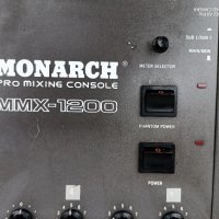 аналогов миксер MONARCH MMX 1200, Винтидж конзола, мишпулт + АЛУМИНИЕВ КУФАР, снимка 15 - Ресийвъри, усилватели, смесителни пултове - 35399154