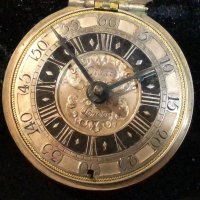 Джобен часовник Daniel Quare от 1667г., снимка 9 - Джобни - 30267611