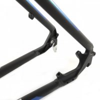 29er CROSS GRX9 46cm Alloy Frame Black Blue Green Рамка, снимка 4 - Части за велосипеди - 37530298
