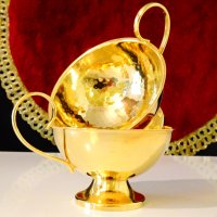 Немски позлатени чаши, снимка 5 - Антикварни и старинни предмети - 42241108