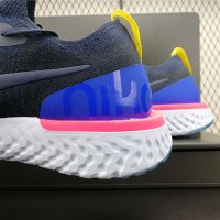 Nike Epic React Flyknit College Navy, снимка 7 - Спортни обувки - 42199555