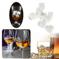 Кубчета за Изстудяване Whiskey Stones Whisky Каменни Ледчета Уиски Ракия Джин Водка Мартини Коктейли, снимка 7 - Сервизи - 37399365