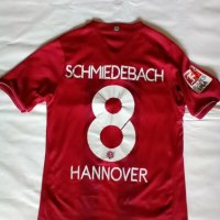 Хановер 2014/15 оригинална футболна тениска JAKO фланелка за футбол с номер 8 MANUEL SCHMIEDEBACH, снимка 1 - Футбол - 37057581