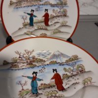 Красиви японски чинии, снимка 2 - Чинии - 40761190