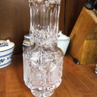 Бохемия великолепна кристална ваза в стил Арт Деко , снимка 2 - Вази - 30925042