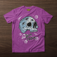 Тениска унисекс Death Space "MADCOLORS COLLECTION", снимка 4 - Тениски - 36389465