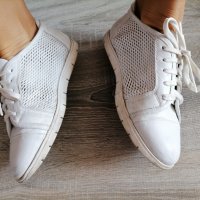 бели обувки естествена кожа, снимка 5 - Дамски ежедневни обувки - 31358323