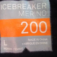 ICEBREAKER дамски анорак от новозеландско мерино размер L., снимка 3 - Спортни екипи - 39638507