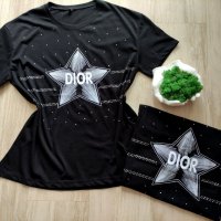 памучни дамски тениски Dior , снимка 1 - Тениски - 44293805