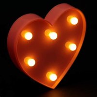 LED лампа романтично червено сърце, снимка 4 - Романтични подаръци - 40015337