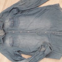 Синя дънкова риза Vero Moda , снимка 1 - Ризи - 30537501