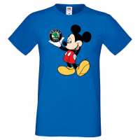 Мъжка тениска Mickey Mouse Skoda Подарък,Изненада,Рожден ден, снимка 2 - Тениски - 36577630