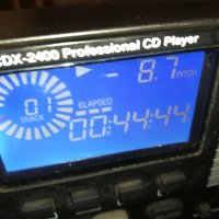 GEMINI CDX-2400 PROFESSIONAL CD PLAYER-ВНОС GERMANY 3108231047, снимка 6 - Ресийвъри, усилватели, смесителни пултове - 42030712