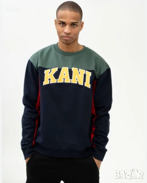 Karl Kani Colourblock Sweatshirt размер ХЛ , снимка 1