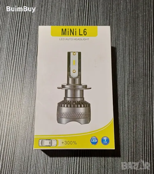 Комплект лед крушки за автомобил MINI L7, 2бр, снимка 1