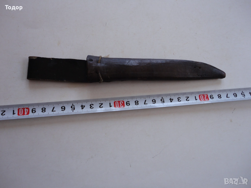 Кожена кания за габровски нож кама , снимка 1