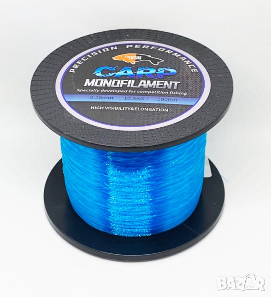 Шаранско влакно CarpMax FLUO BLUE 1000м. СИН, снимка 1