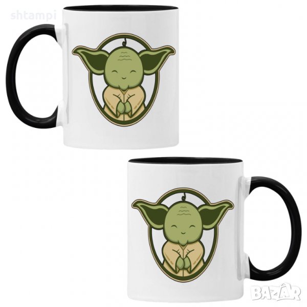 Чаша Star Wars Yoda 1,,Керамична Чаша, Кафе Чай, Игра,Изненада,Подарък,Повод,Празник,Рожден Ден, снимка 1