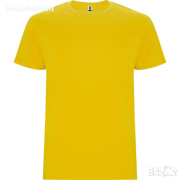 Нова мъжка тениска в жълт цвят , снимка 1