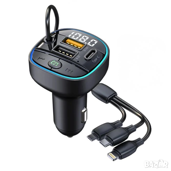 Адаптер за запалка + трансмитер, снимка 1