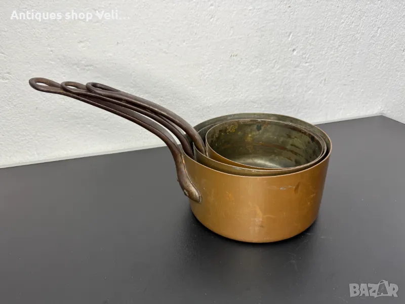 Комплект медни тигани №6807 , снимка 1