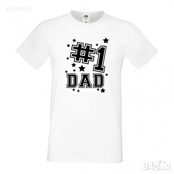 Мъжка тениска Dad I Have Two Titles Баща, Дядо,Празник,Татко,Изненада,Повод,Рожден ден, Имен Ден,, снимка 1