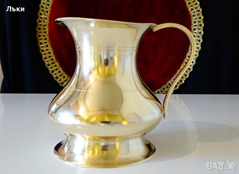 Бронзова кана за ракия,вино. , снимка 1