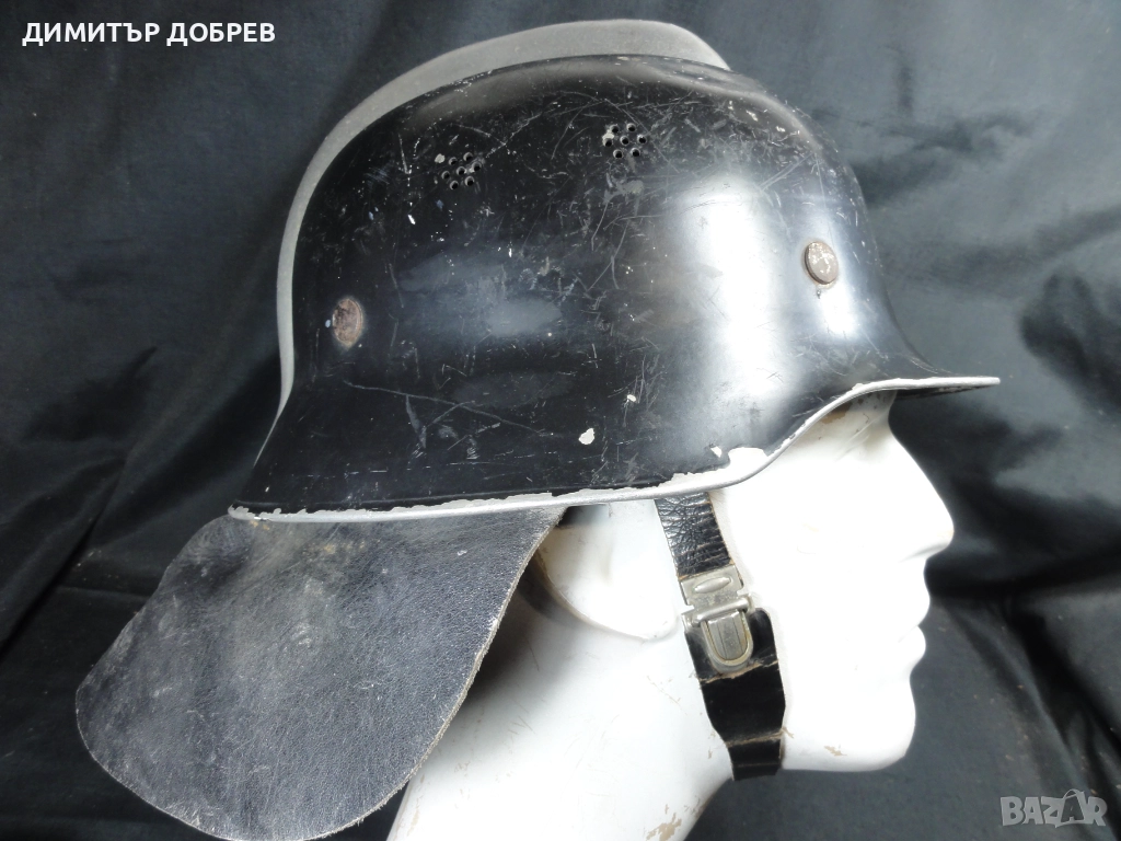 СТАРА НЕМСКА ПОЖАРНИКАРСКА КАСКА ШЛЕМ, снимка 1