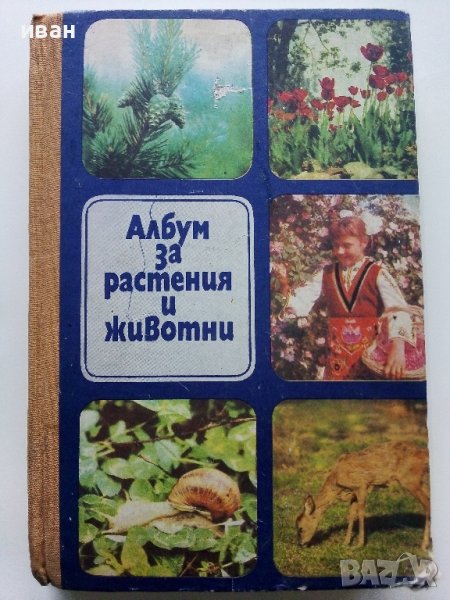 Албум за растения и животни - Н.Боев,С.Петров,П.Кръстев - 1976г., снимка 1
