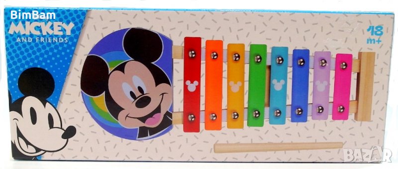 Музикална играчка - чинели Мики Маус и приятели / Mickey and friends, снимка 1